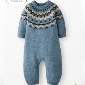 Hanna Andersson wool sweater onesie